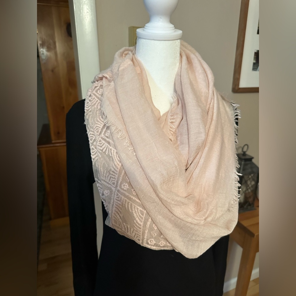 Source Unknown Pink Scarf